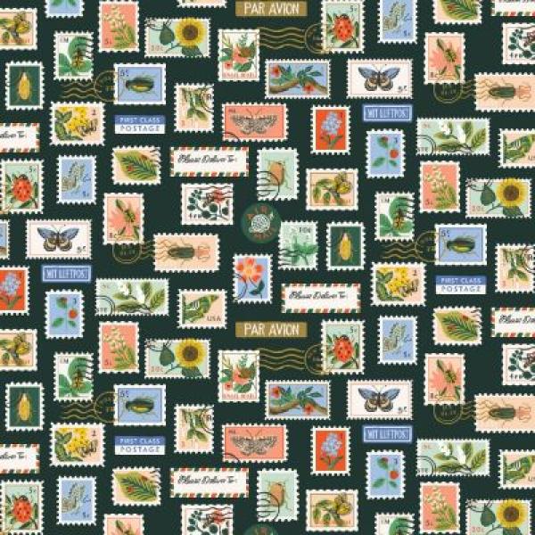 Cotton & Steel - Curio Green - Metallic